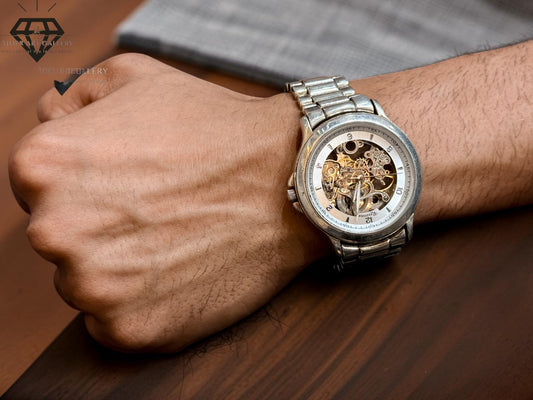 PURE SILVER WATCH FOR MEN'S