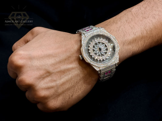 PURE SILVER WATCH FOR MEN'S