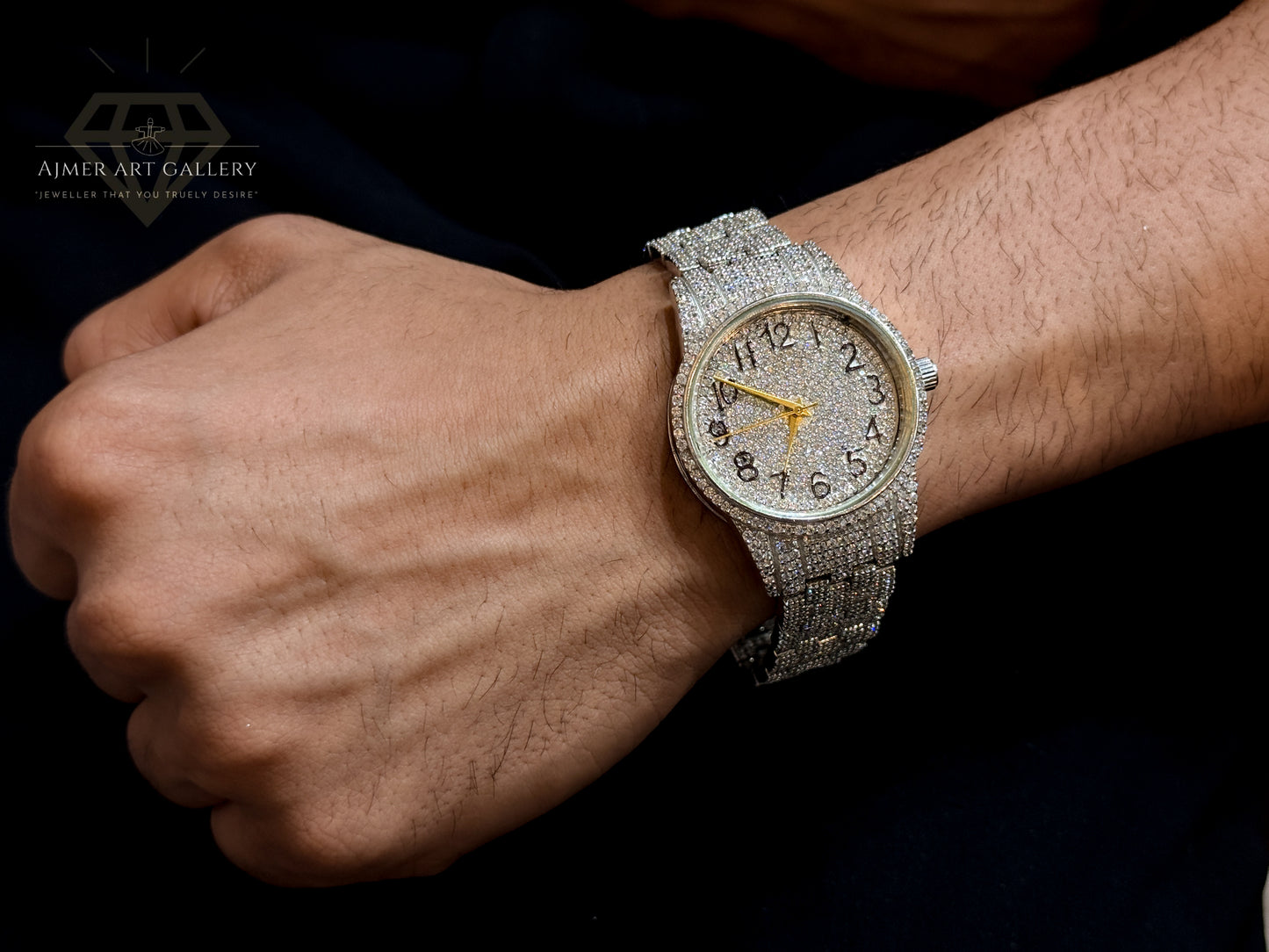 PURE SILVER WATCH FOR MEN'S