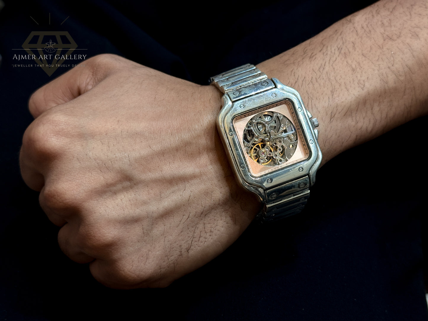 PURE SILVER WATCH FOR MEN'S