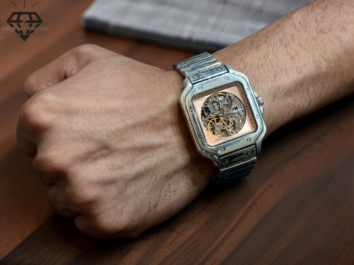 PURE SILVER WATCH FOR MEN'S