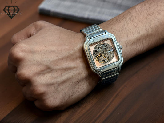 PURE SILVER WATCH FOR MEN'S