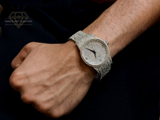 PURE SILVER WATCH FOR MEN'S