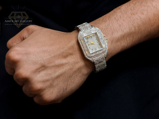 PURE SILVER WATCH FOR MEN'S