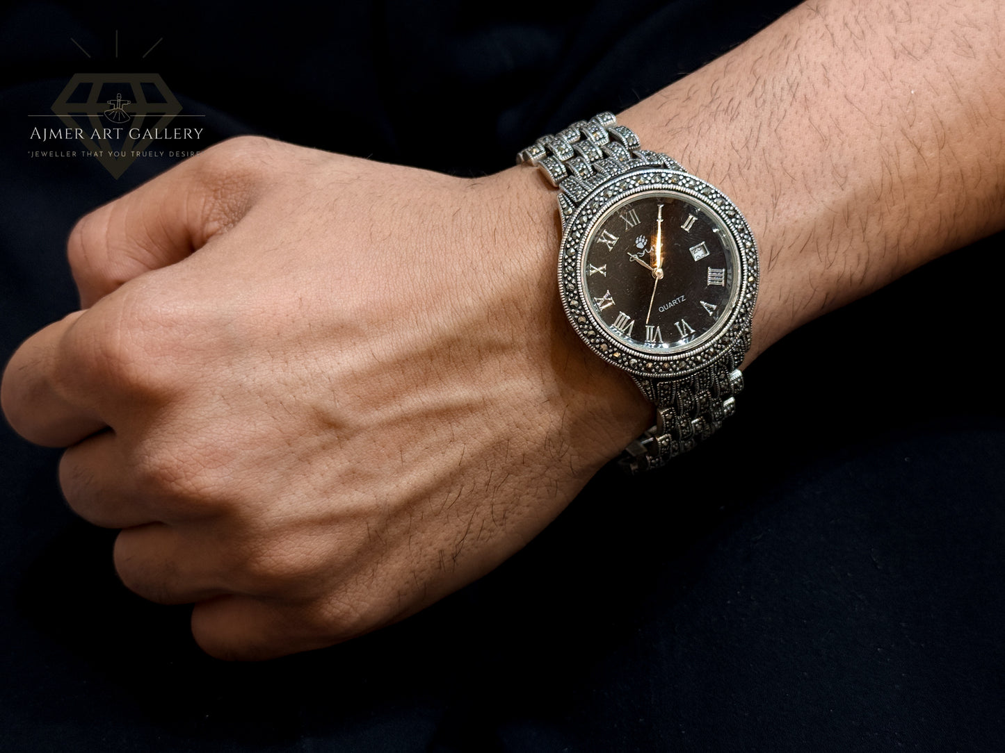 PURE SILVER WATCH FOR MEN'S