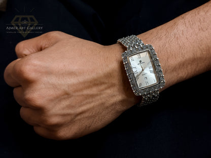 PURE SILVER WATCH FOR MEN'S