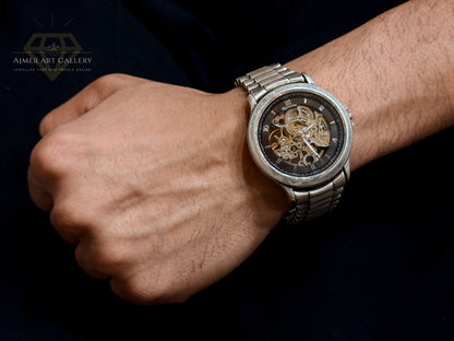 PURE SILVER WATCH FOR MEN'S