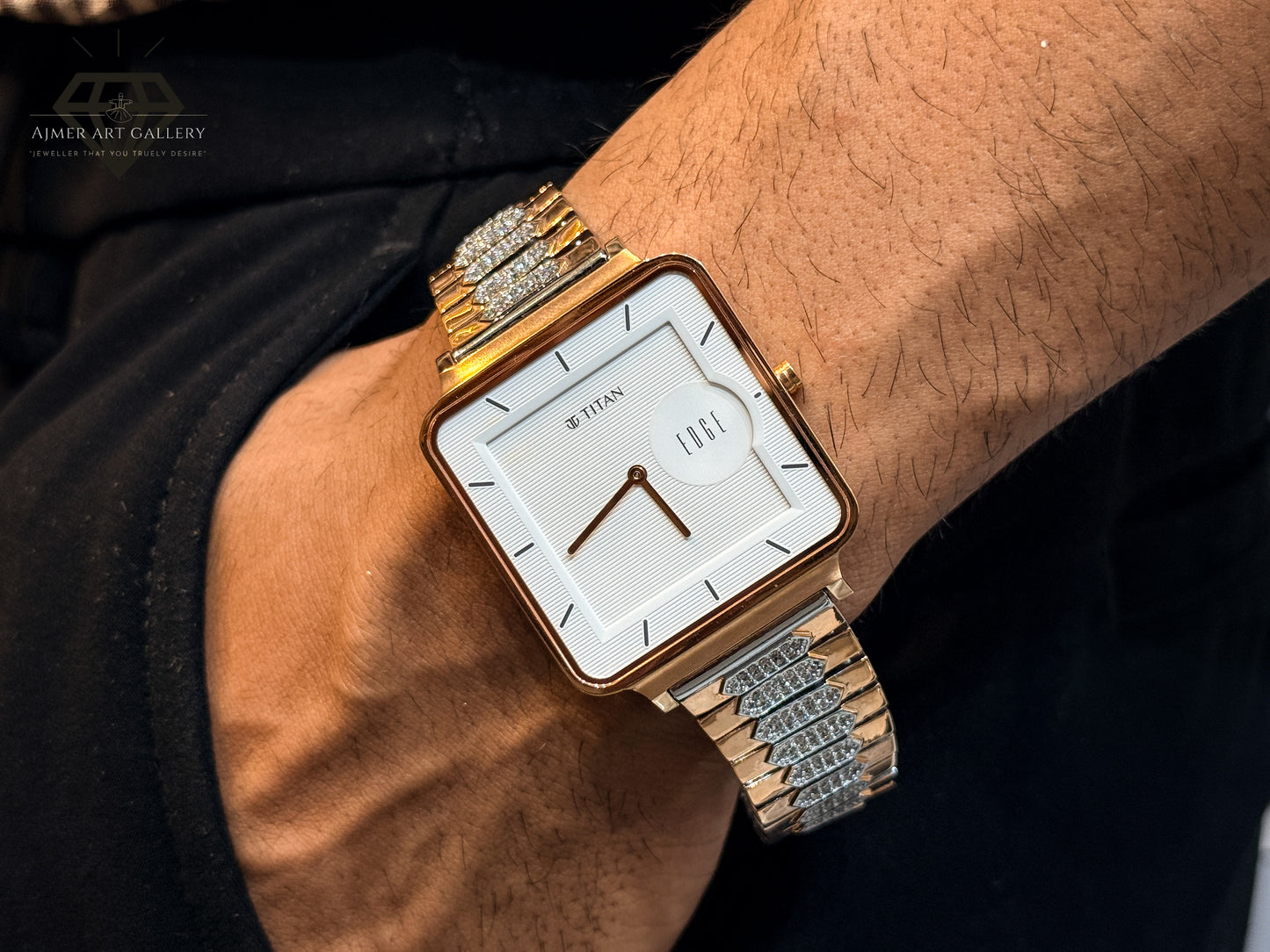 TITAN SILVER WATCH FOR MEN'S