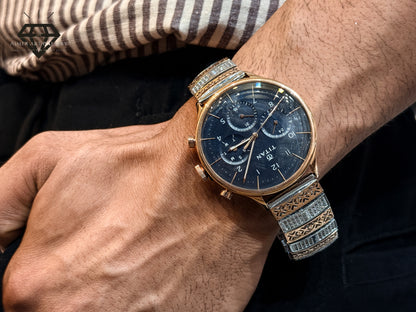 TITAN SILVER WATCH FOR MEN'S