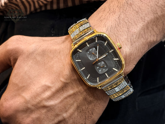 TITAN SILVER WATCH FOR MEN'S