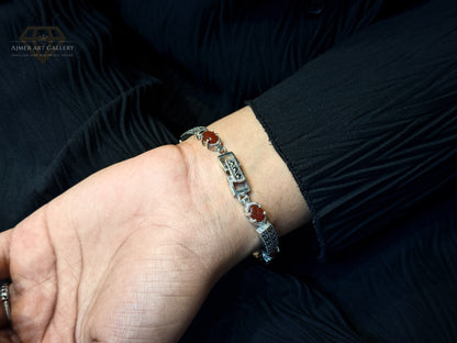 Marcasite Bracelet With Multiple Stone For Women