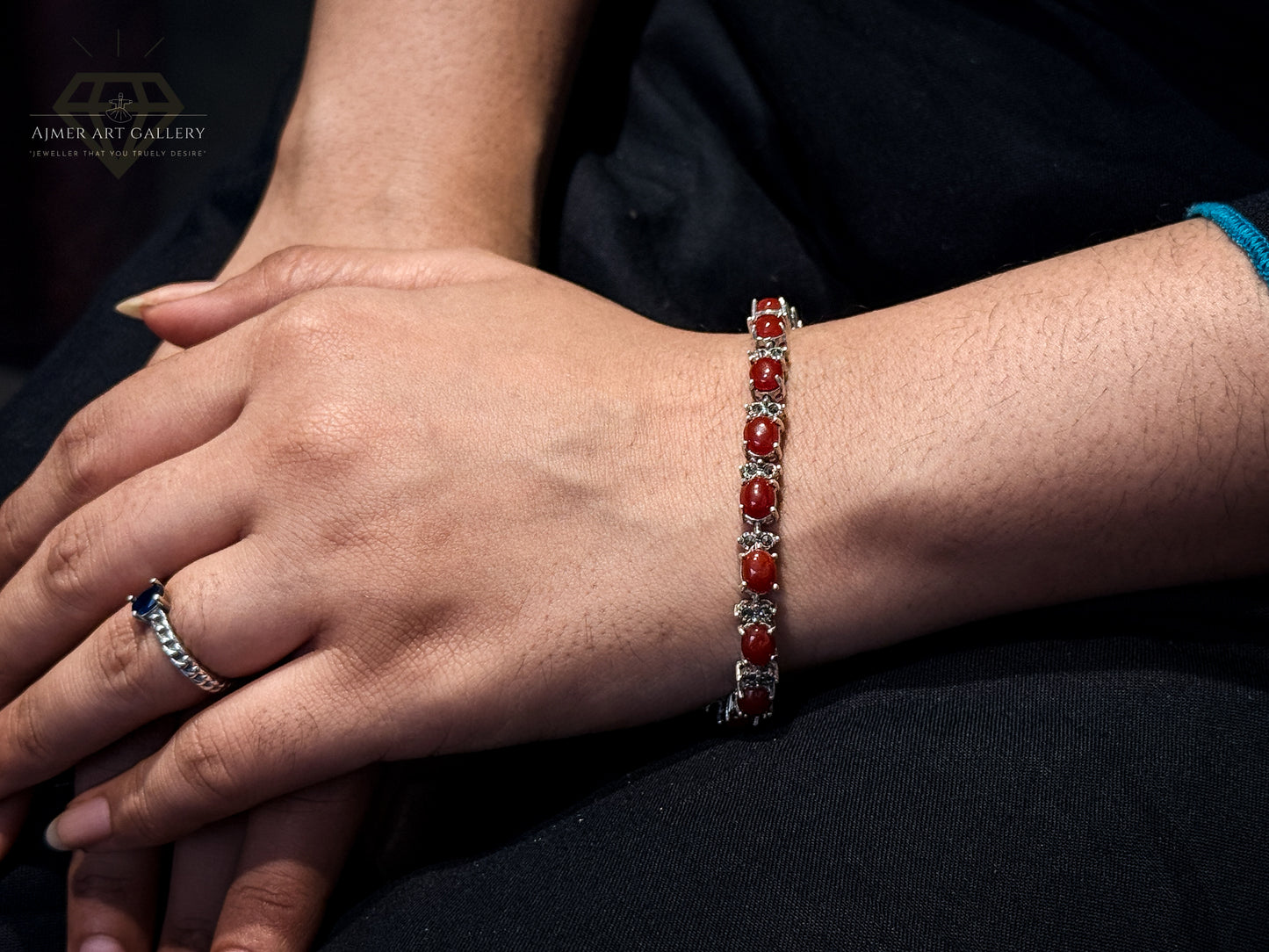 Red Stone Bracelet For Women