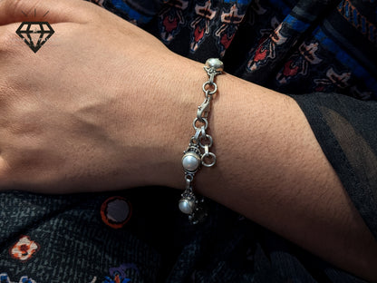 White Stones Bracelat For Women