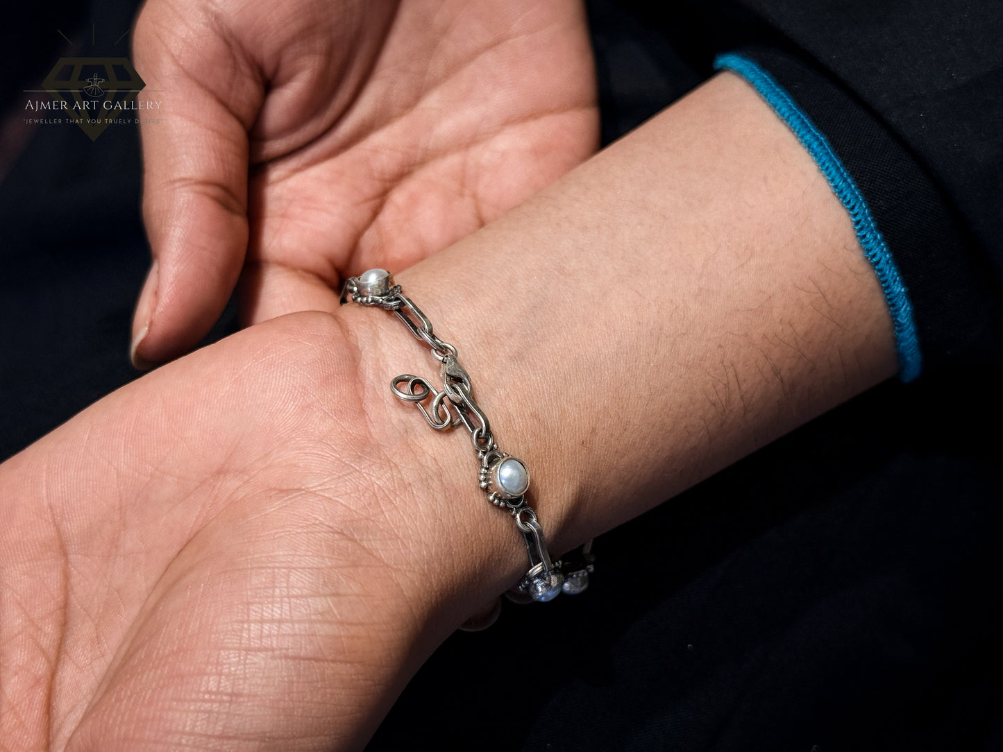White Gemstones Bracelet For Women