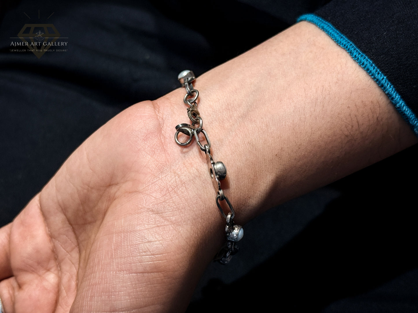 Premium White Gemstones Bracelet For Women