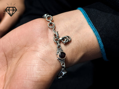 Premium Black Gemstones Bracelet For Women