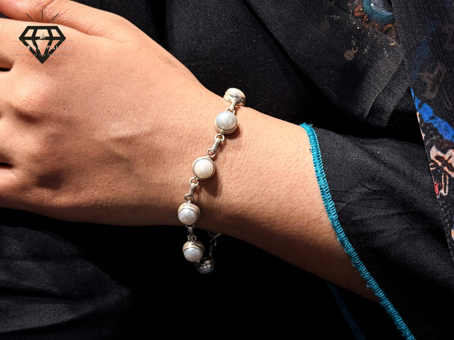 Premium White Gemstones Bracelet For Women