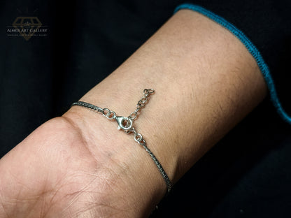 Premium Black Gemstones Bracelet For Women