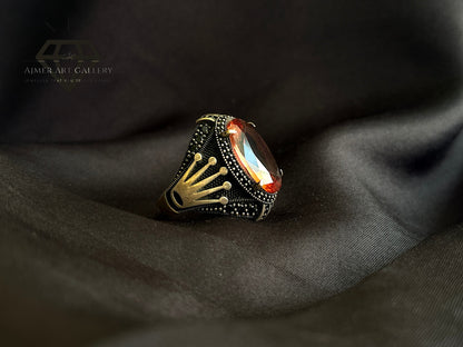 Red Diamond Ring