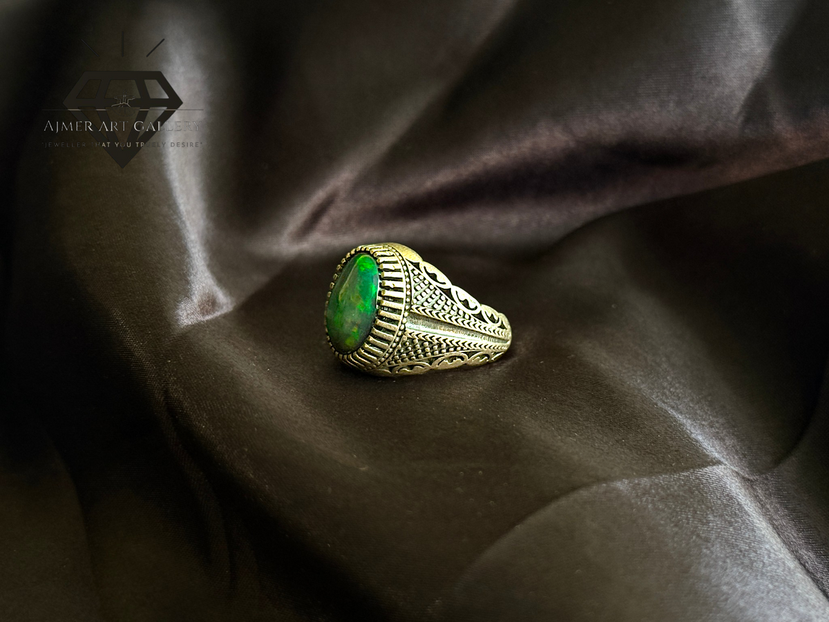 Black Opal Ring