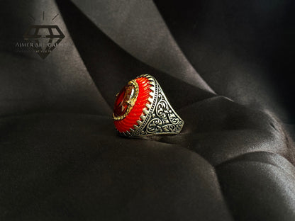 Red Diamond Ring
