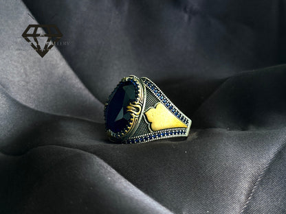 Blue American Diamond Ring