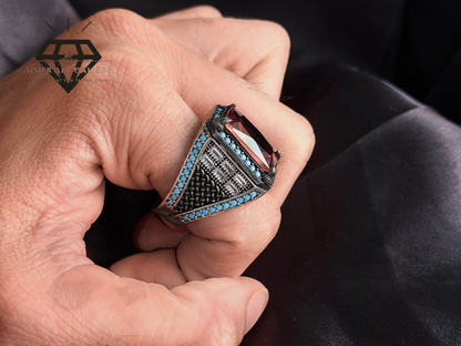 Red Diamond Ring