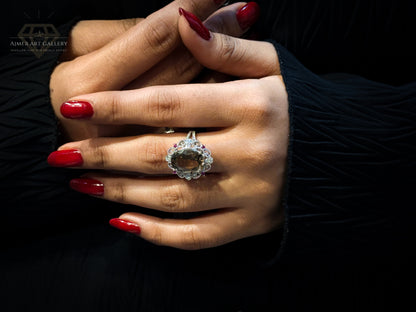 Silver ring for women