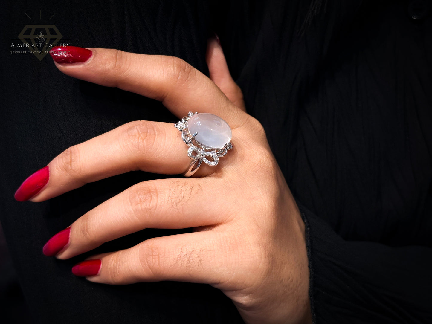 Silver ring for women