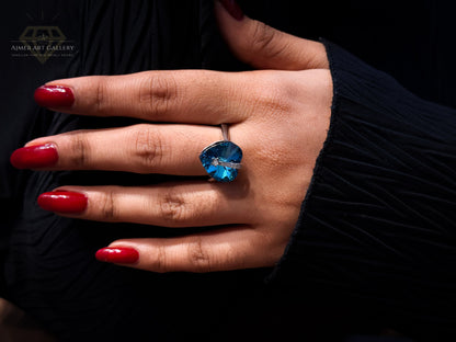 Silver ring for women