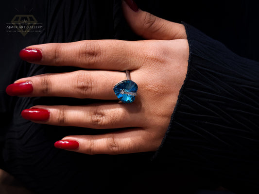 Silver ring for women