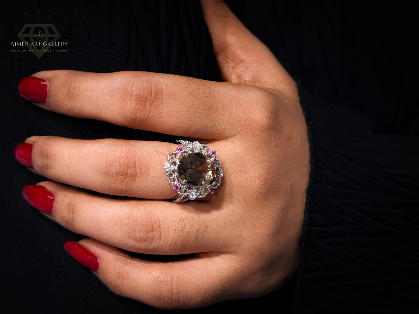 Silver ring for women