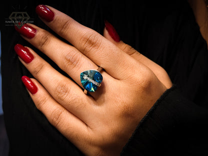 Silver ring for women