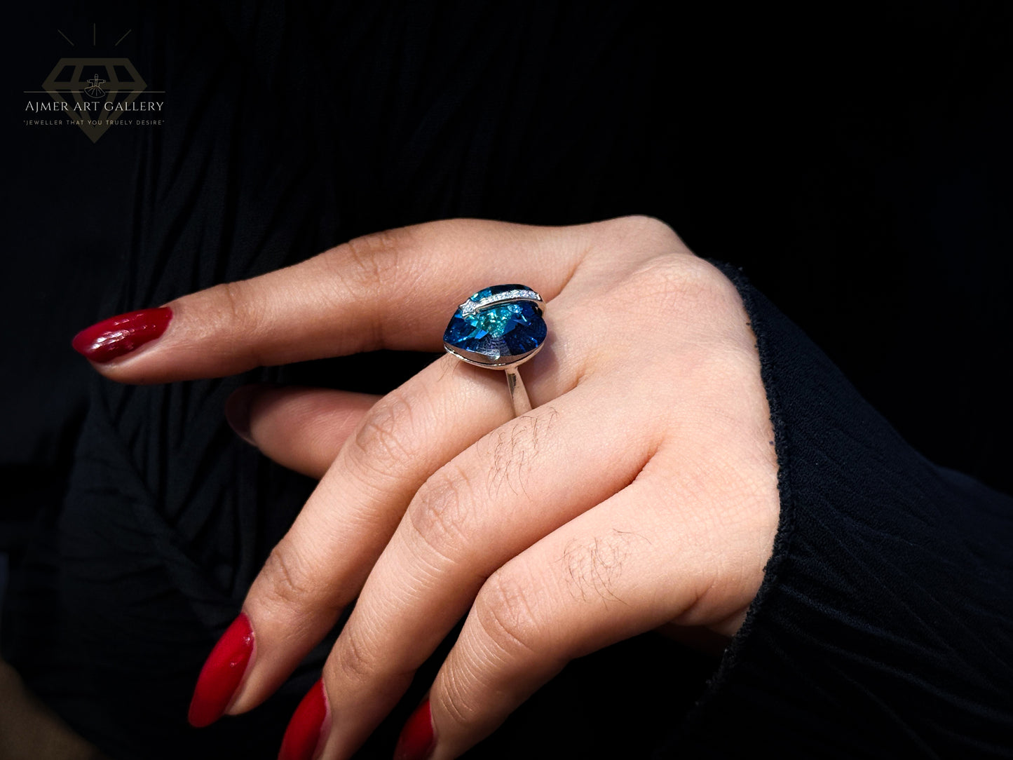 Silver ring for women