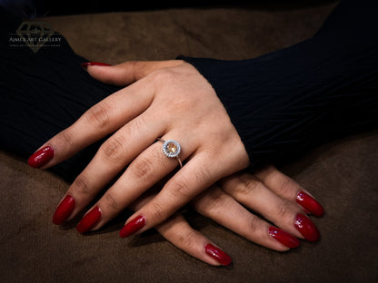Silver ring for women