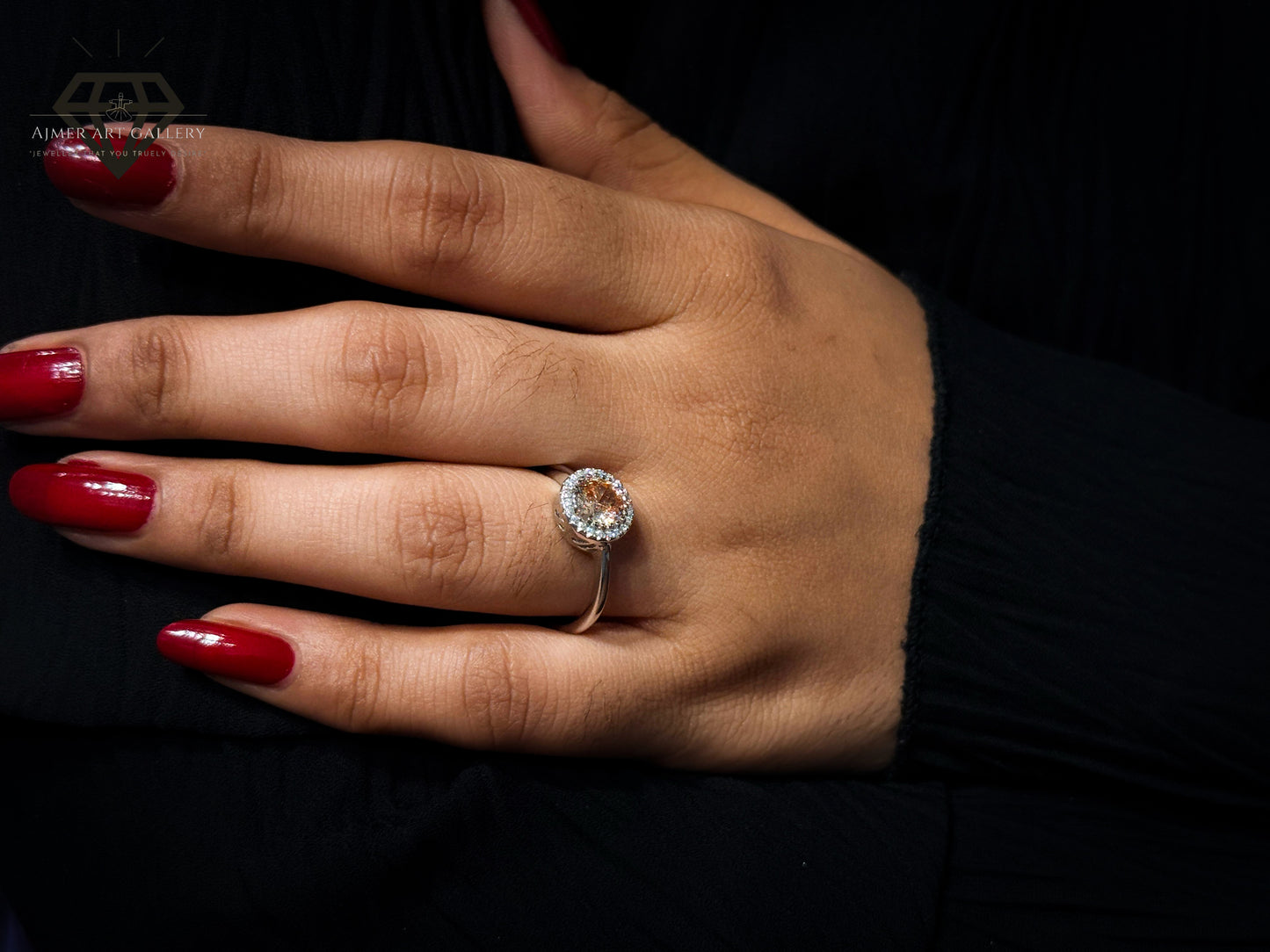 Silver ring for women