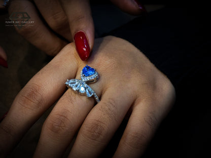 Silver ring for women