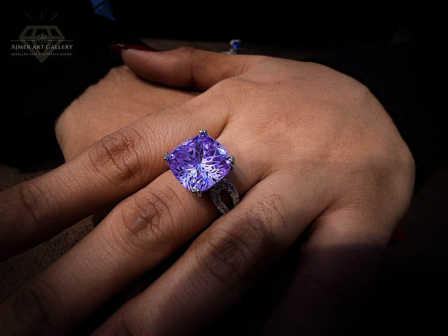 Silver ring for women