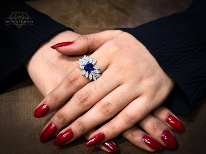 Silver ring for women