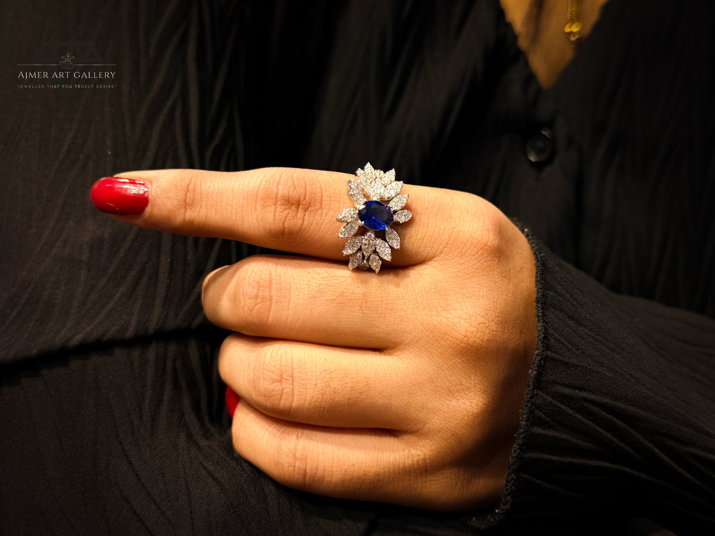 Silver ring for women