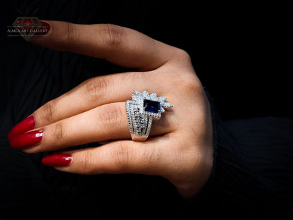 Silver ring for women
