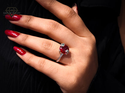 Silver ring for women
