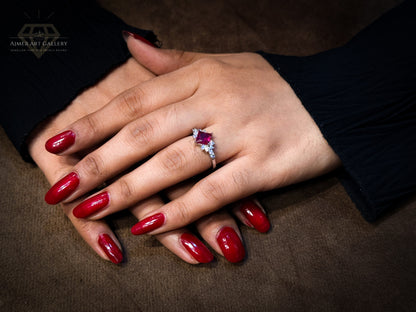 Silver ring for women