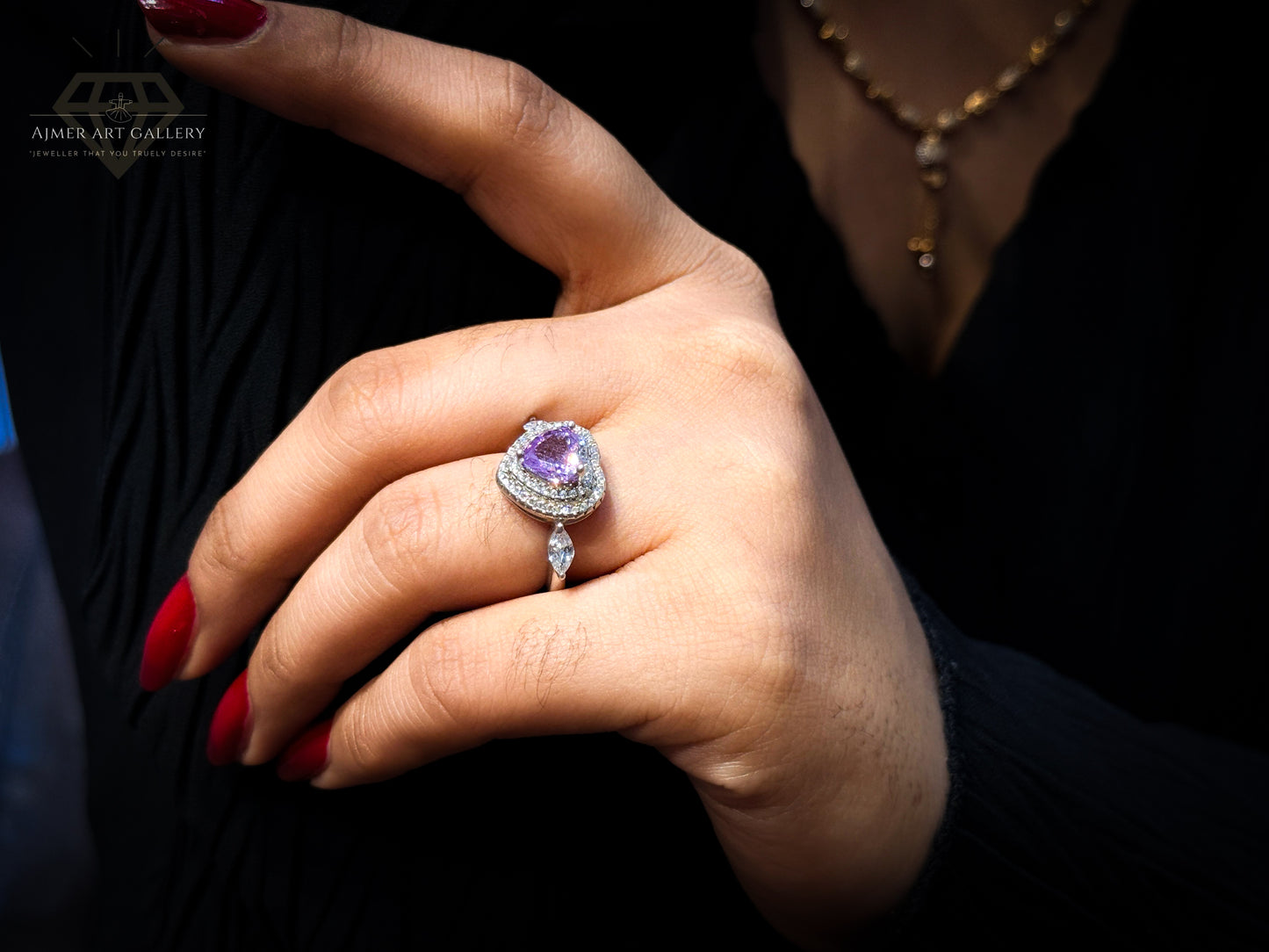 Silver ring for women