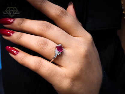 Silver ring for women
