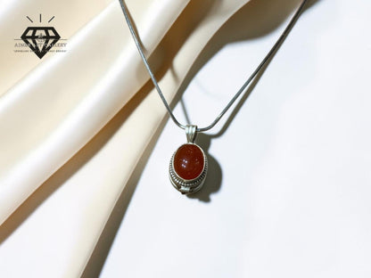 Aqeeq Gemstone Pendant