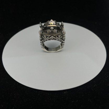 92.5 Italian Silver Masjid-E-Aqsa Turkish Ring